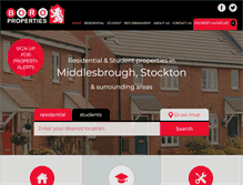 Tablet Screenshot of boroproperties.com